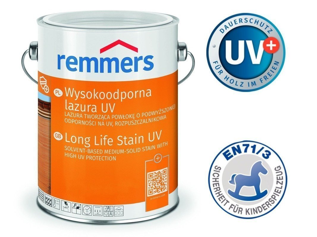 Dauerschutz-Lasur UV Remmers Teak 2,5 L 2244